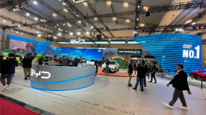 BYD Hadirkan Booth Futuristik di GIIAS 2025, Pamerkan Inovasi Masa Depan